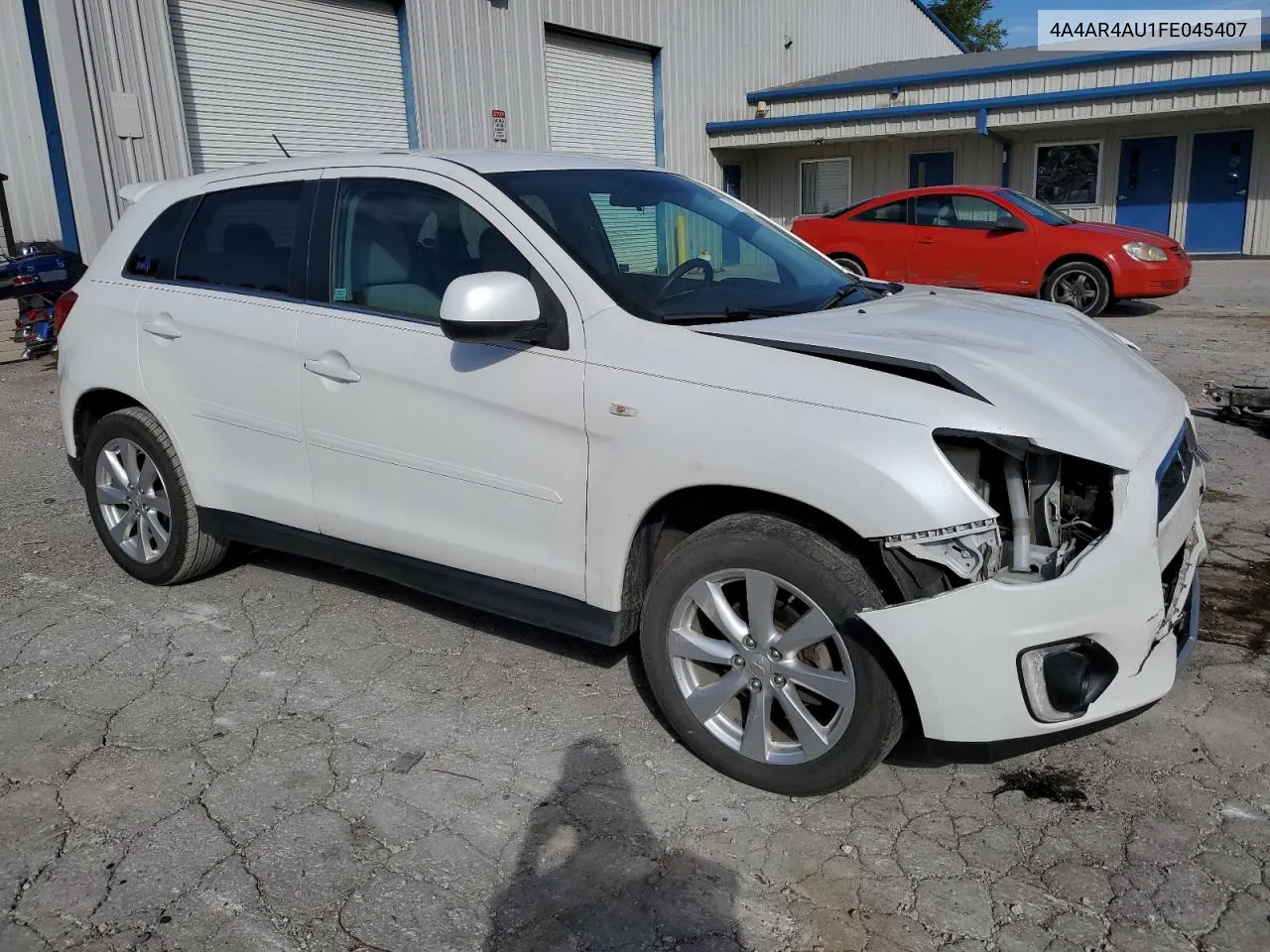 2015 Mitsubishi Outlander Sport Se VIN: 4A4AR4AU1FE045407 Lot: 70738734