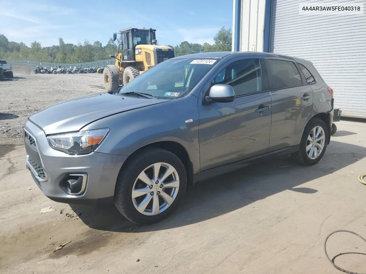 2015 Mitsubishi Outlander Sport Es VIN: 4A4AR3AW5FE040318 Lot: 71251124