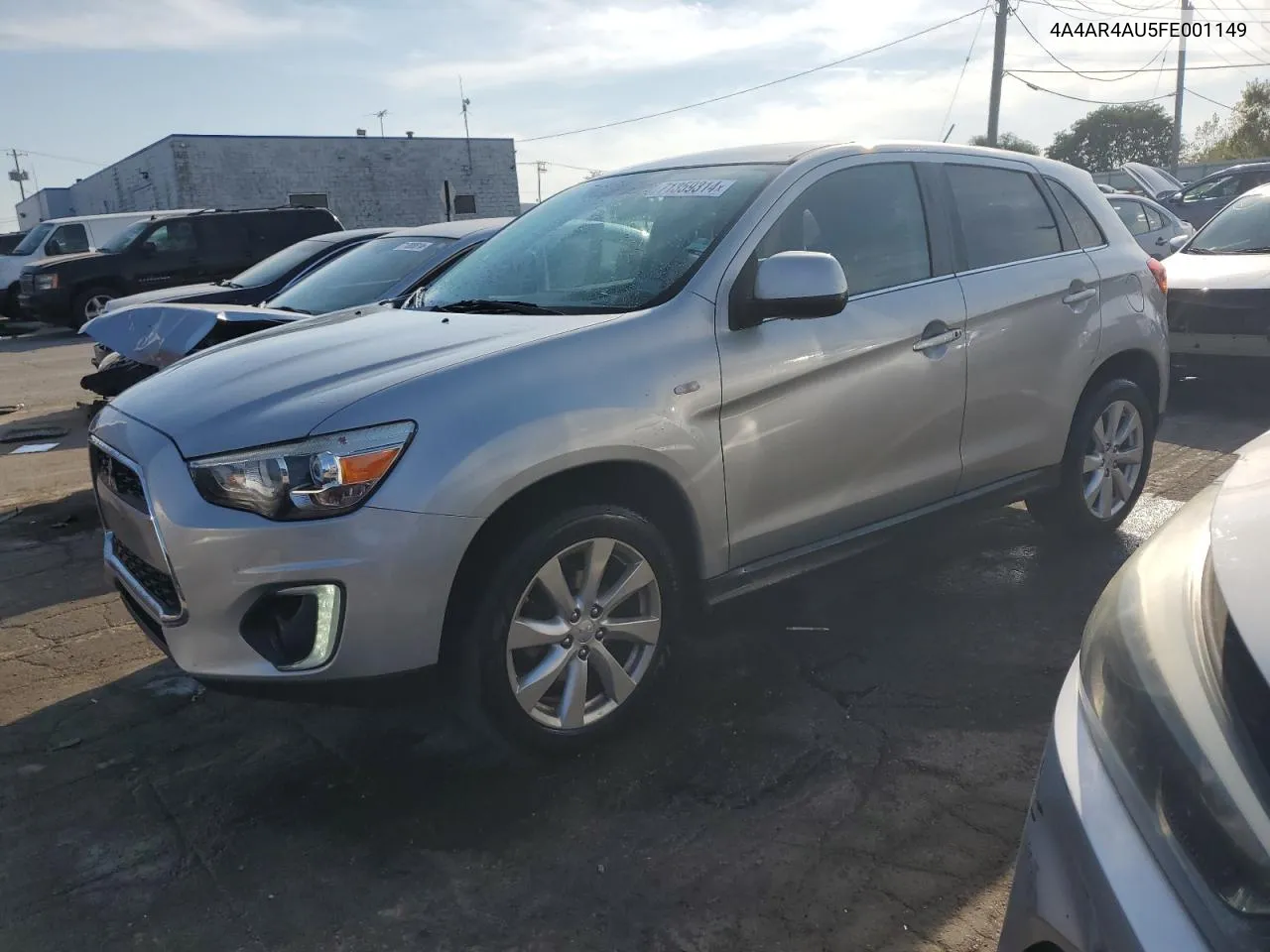 2015 Mitsubishi Outlander Sport Se VIN: 4A4AR4AU5FE001149 Lot: 71359314