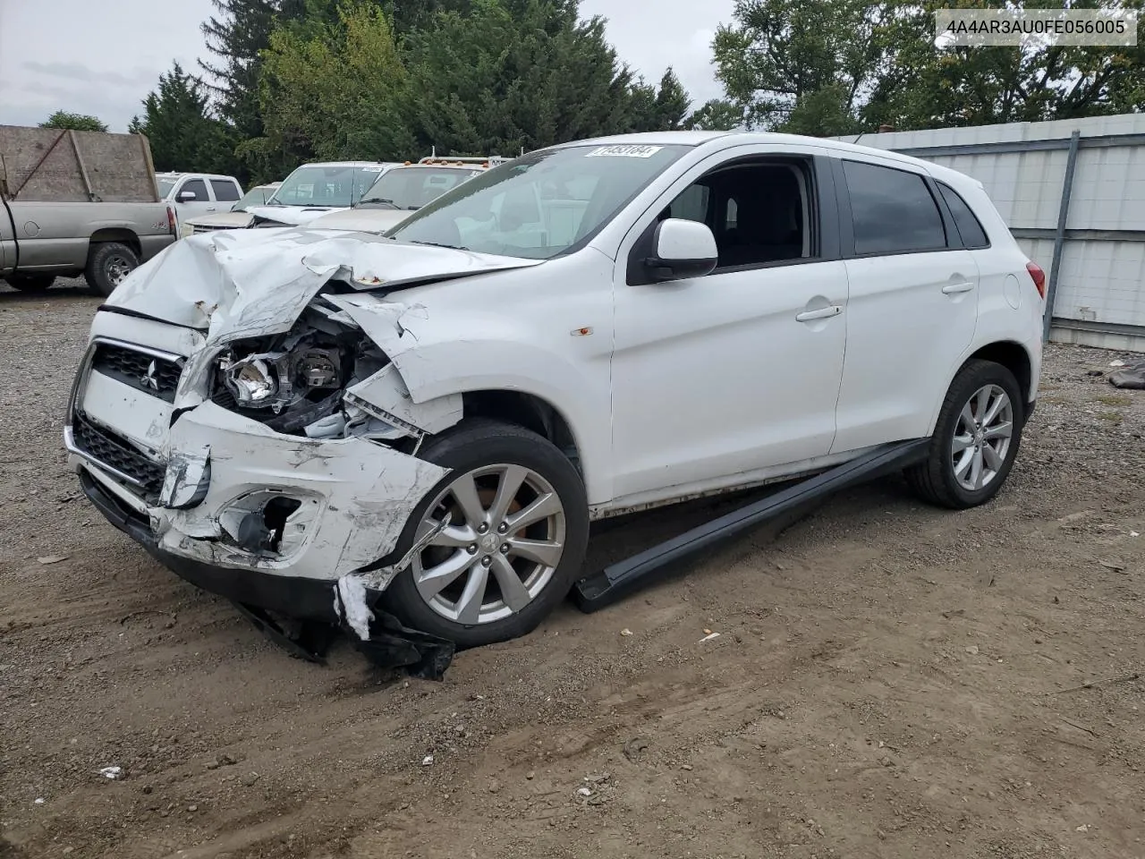 2015 Mitsubishi Outlander Sport Es VIN: 4A4AR3AU0FE056005 Lot: 71453184