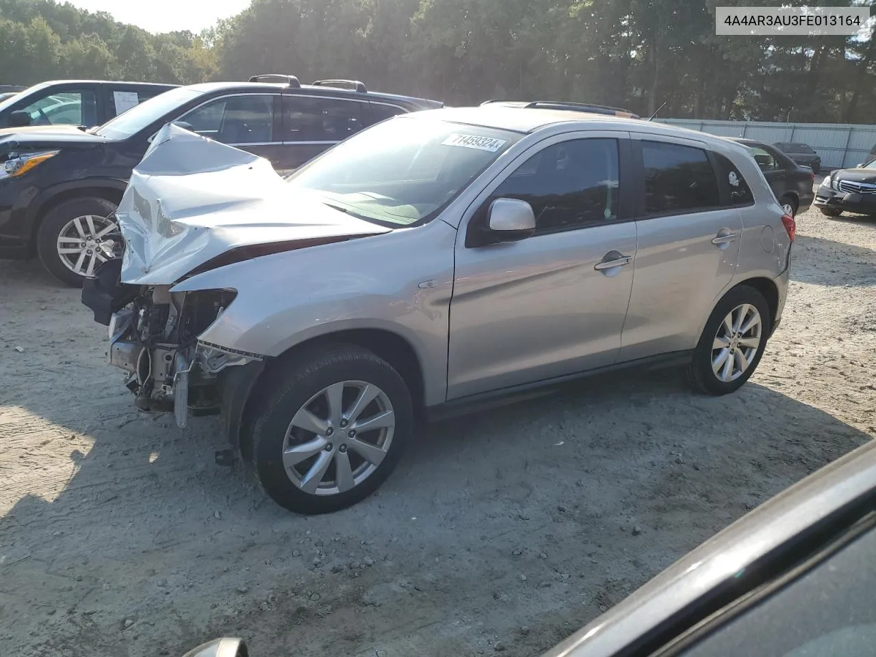 4A4AR3AU3FE013164 2015 Mitsubishi Outlander Sport Es