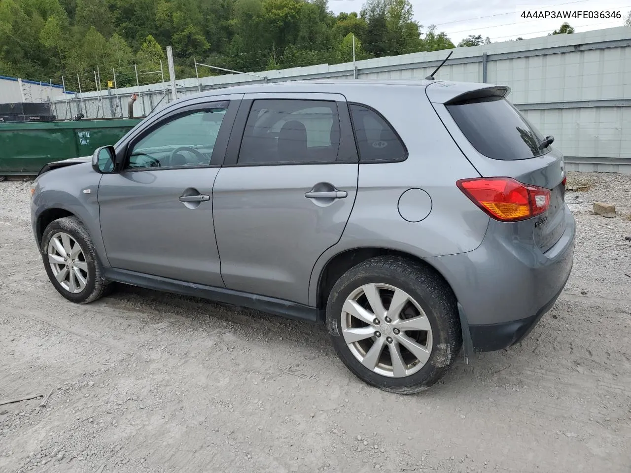 2015 Mitsubishi Outlander Sport Es VIN: 4A4AP3AW4FE036346 Lot: 71658584