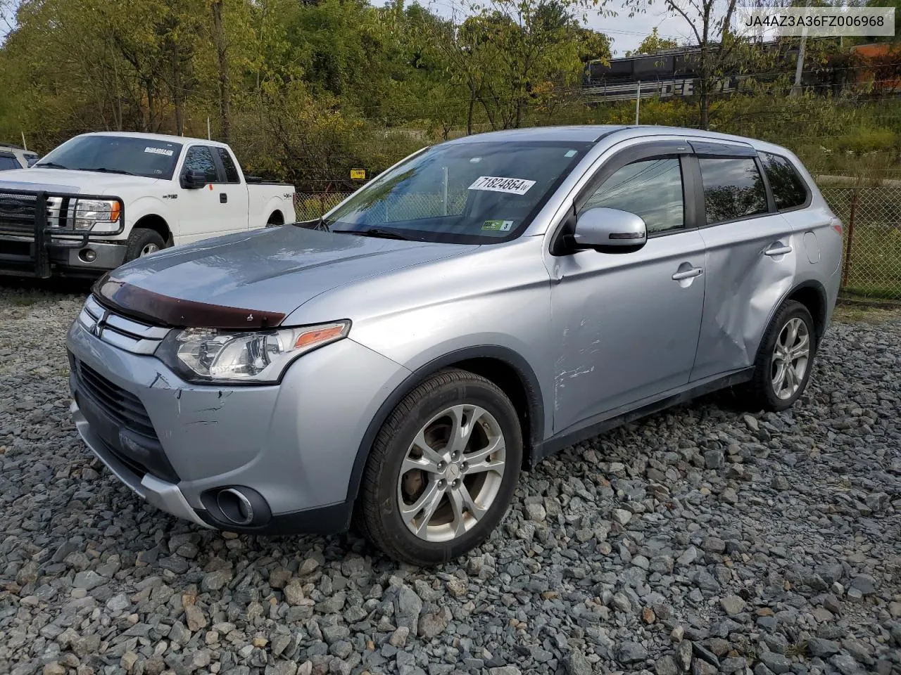 2015 Mitsubishi Outlander Se VIN: JA4AZ3A36FZ006968 Lot: 71824864