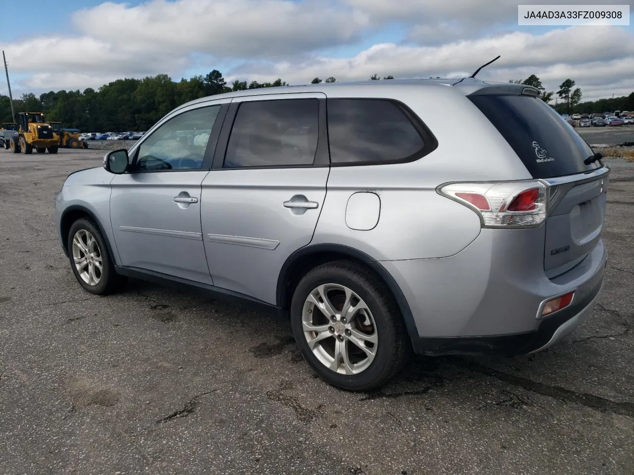 2015 Mitsubishi Outlander Se VIN: JA4AD3A33FZ009308 Lot: 71895334