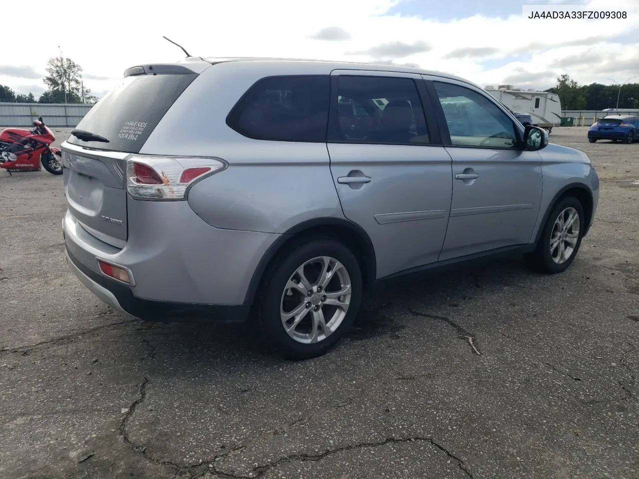 2015 Mitsubishi Outlander Se VIN: JA4AD3A33FZ009308 Lot: 71895334