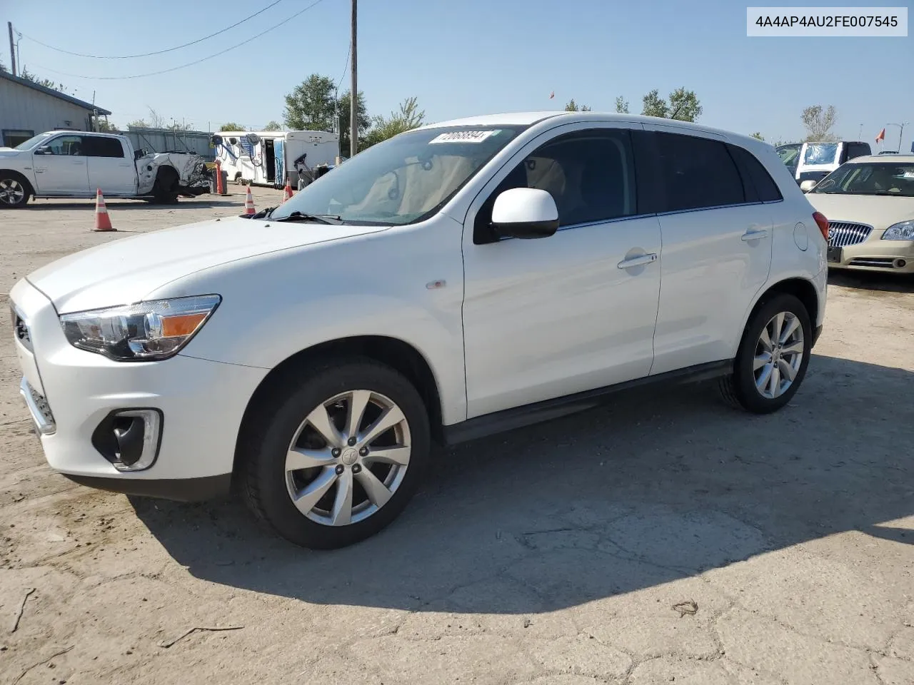 2015 Mitsubishi Outlander Sport Se VIN: 4A4AP4AU2FE007545 Lot: 72068894