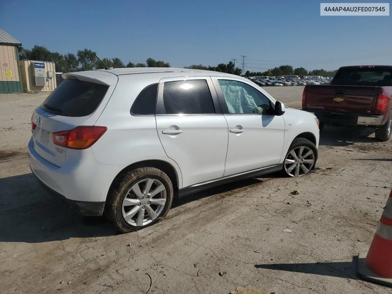 2015 Mitsubishi Outlander Sport Se VIN: 4A4AP4AU2FE007545 Lot: 72068894