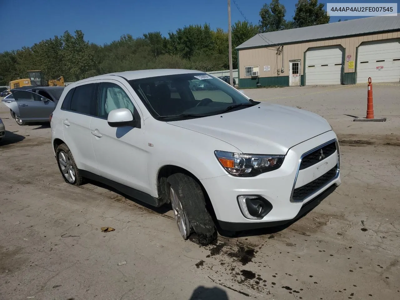 2015 Mitsubishi Outlander Sport Se VIN: 4A4AP4AU2FE007545 Lot: 72068894