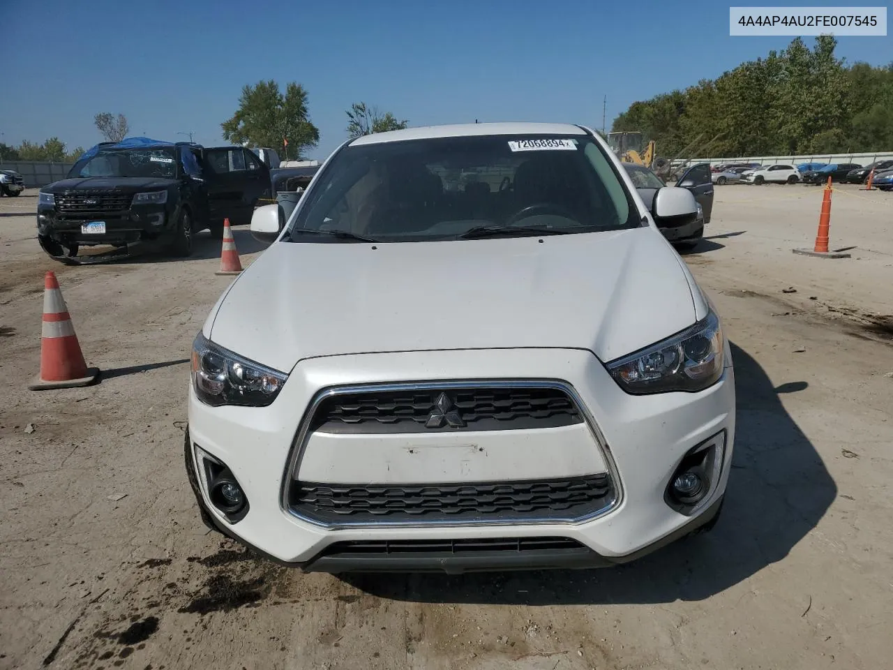 2015 Mitsubishi Outlander Sport Se VIN: 4A4AP4AU2FE007545 Lot: 72068894