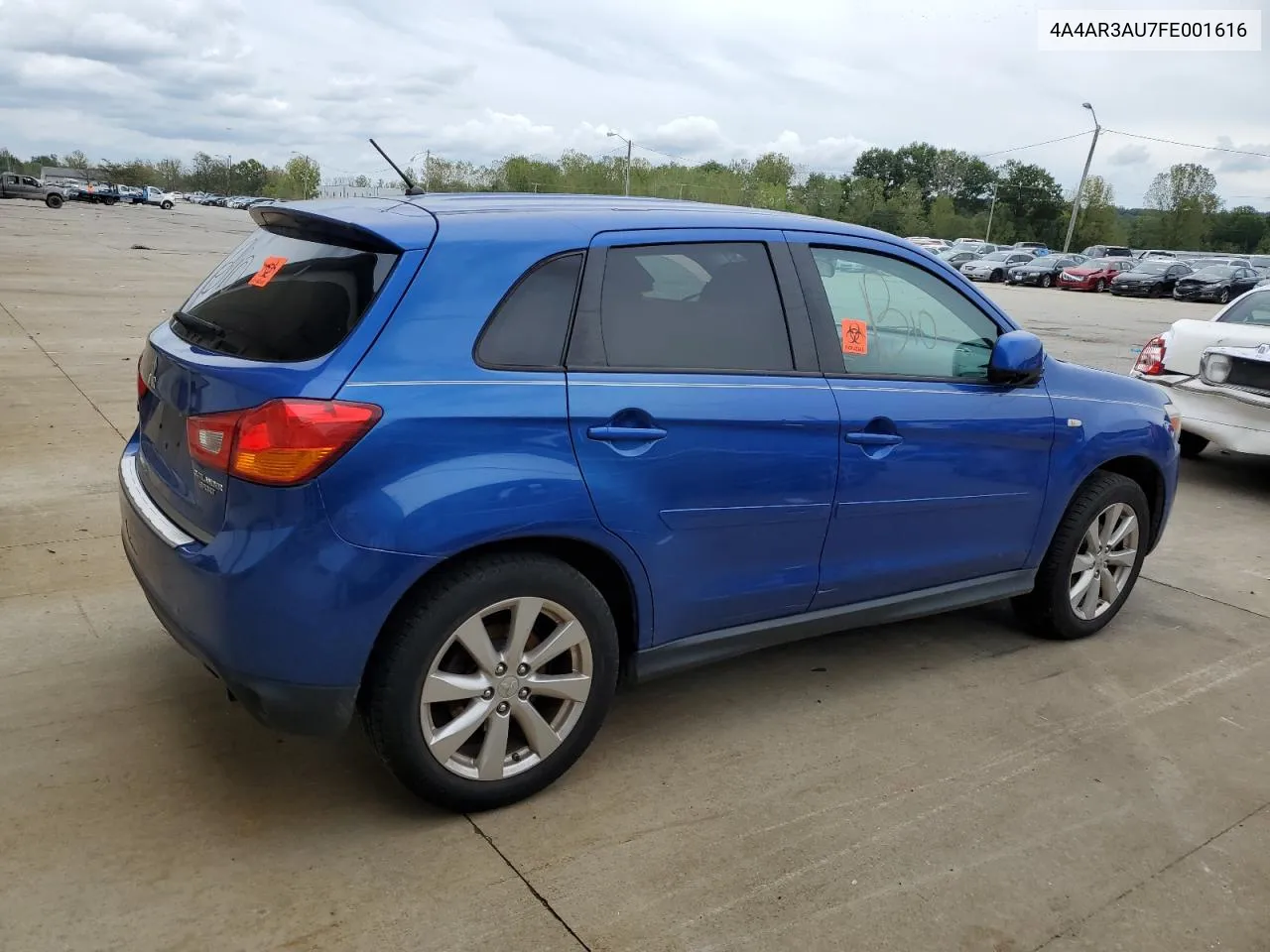 2015 Mitsubishi Outlander Sport Es VIN: 4A4AR3AU7FE001616 Lot: 72267304