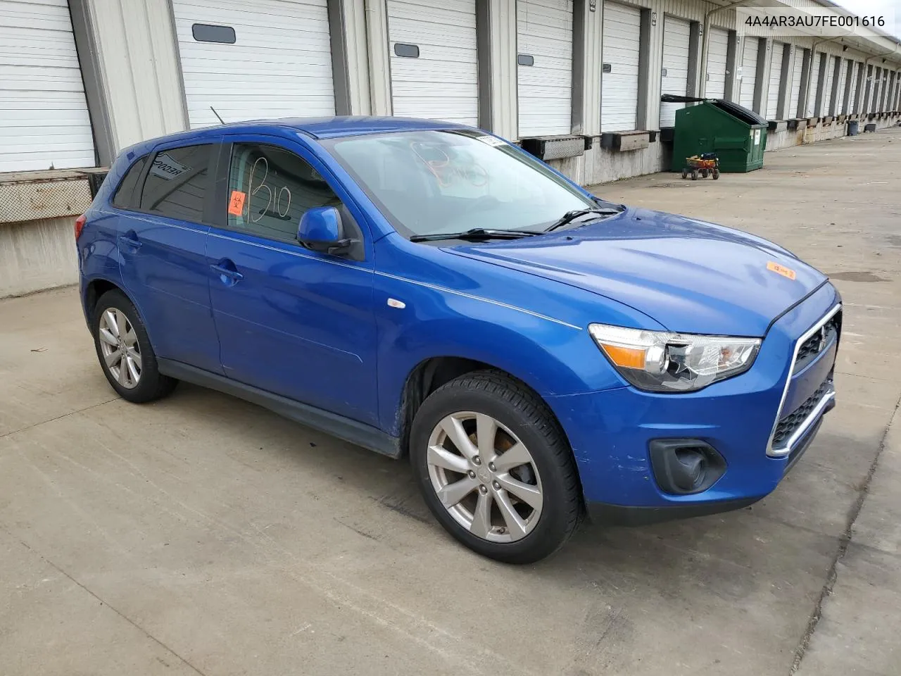 2015 Mitsubishi Outlander Sport Es VIN: 4A4AR3AU7FE001616 Lot: 72267304