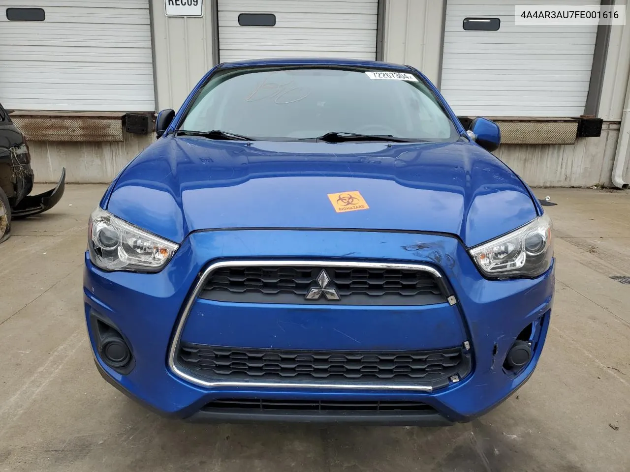 2015 Mitsubishi Outlander Sport Es VIN: 4A4AR3AU7FE001616 Lot: 72267304