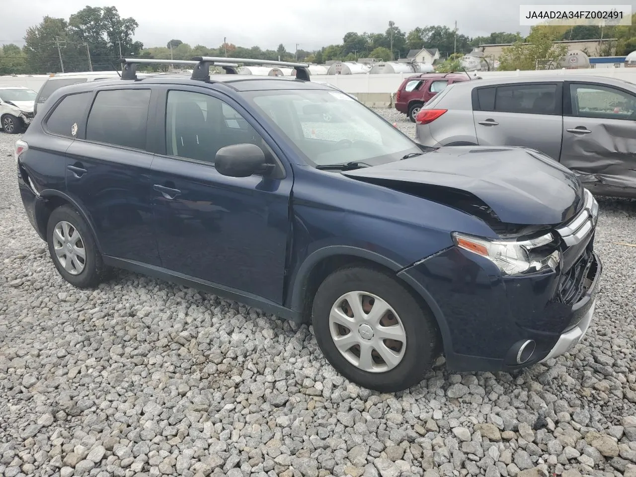 2015 Mitsubishi Outlander Es VIN: JA4AD2A34FZ002491 Lot: 72392814