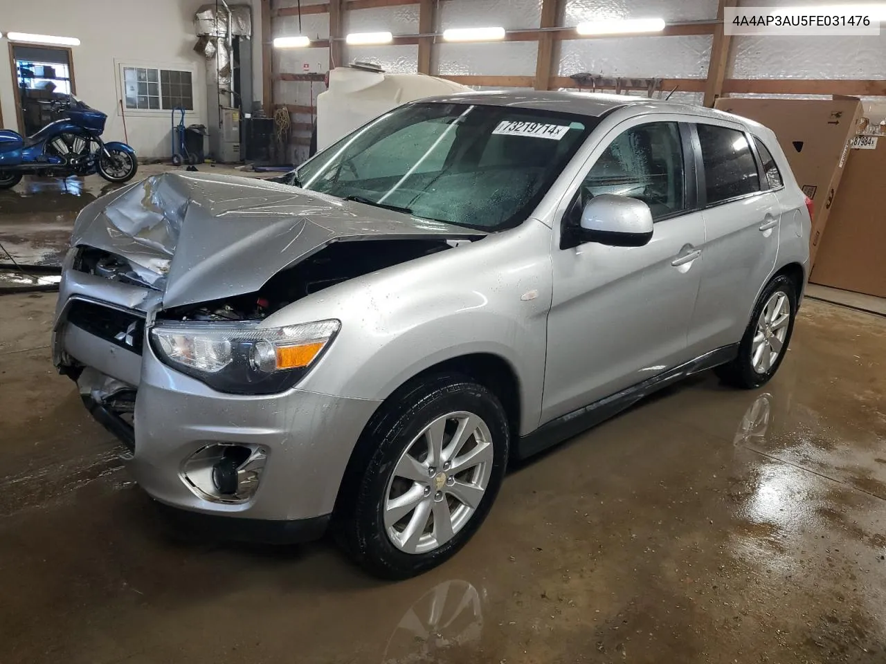 2015 Mitsubishi Outlander Sport Es VIN: 4A4AP3AU5FE031476 Lot: 73219714