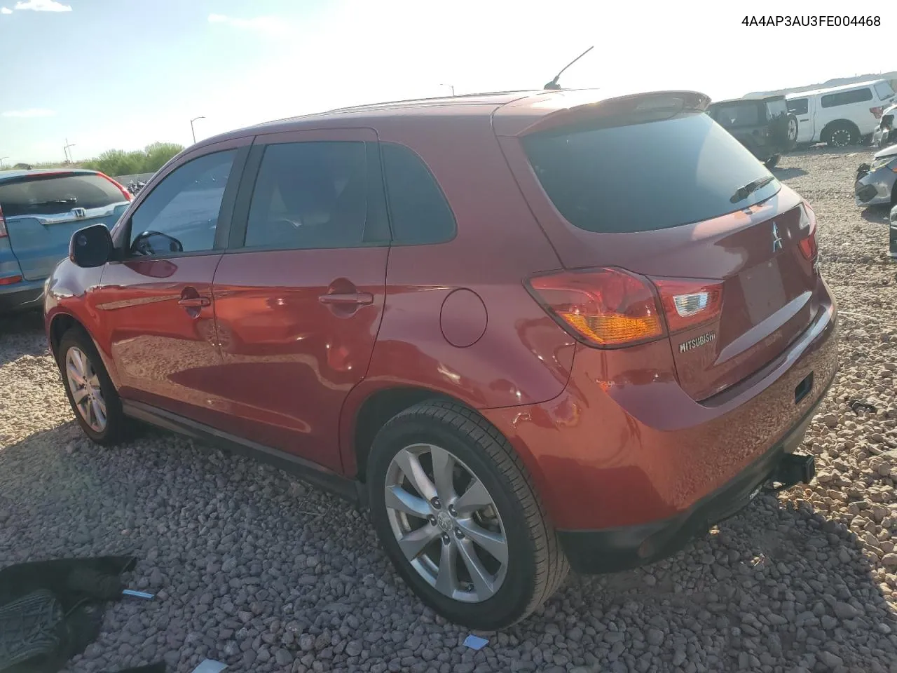 2015 Mitsubishi Outlander Sport Es VIN: 4A4AP3AU3FE004468 Lot: 73221874