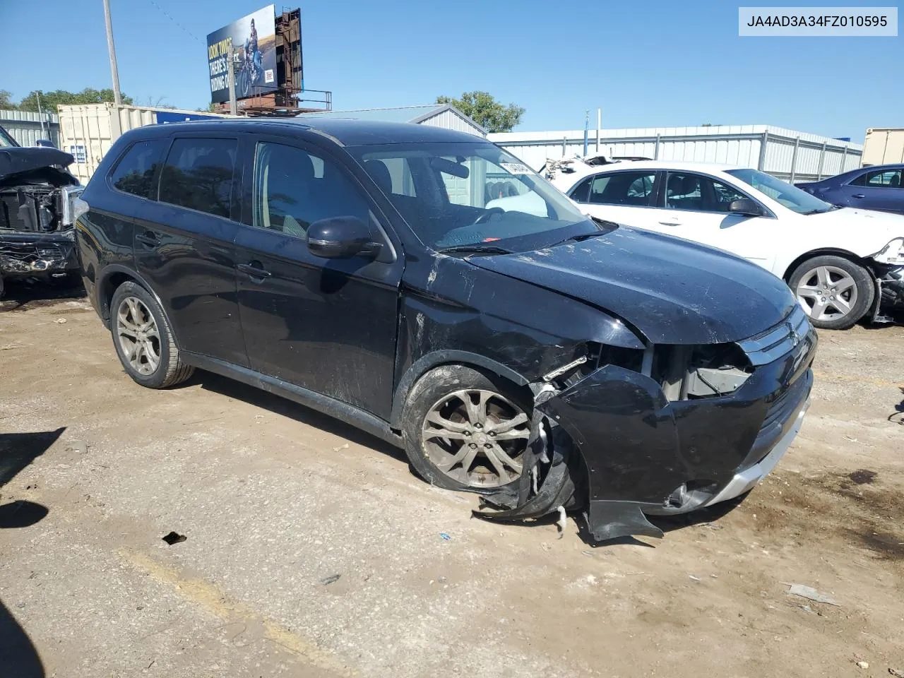 2015 Mitsubishi Outlander Se VIN: JA4AD3A34FZ010595 Lot: 73408484