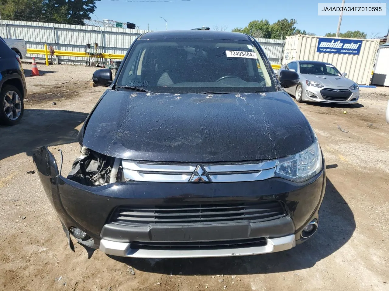 2015 Mitsubishi Outlander Se VIN: JA4AD3A34FZ010595 Lot: 73408484