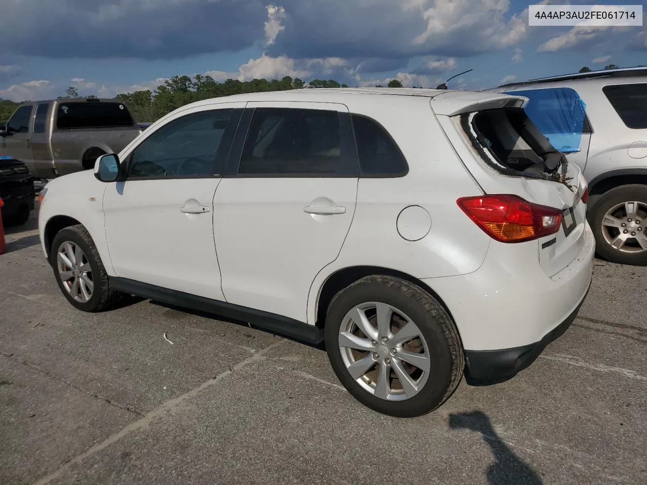 2015 Mitsubishi Outlander Sport Es VIN: 4A4AP3AU2FE061714 Lot: 73888874