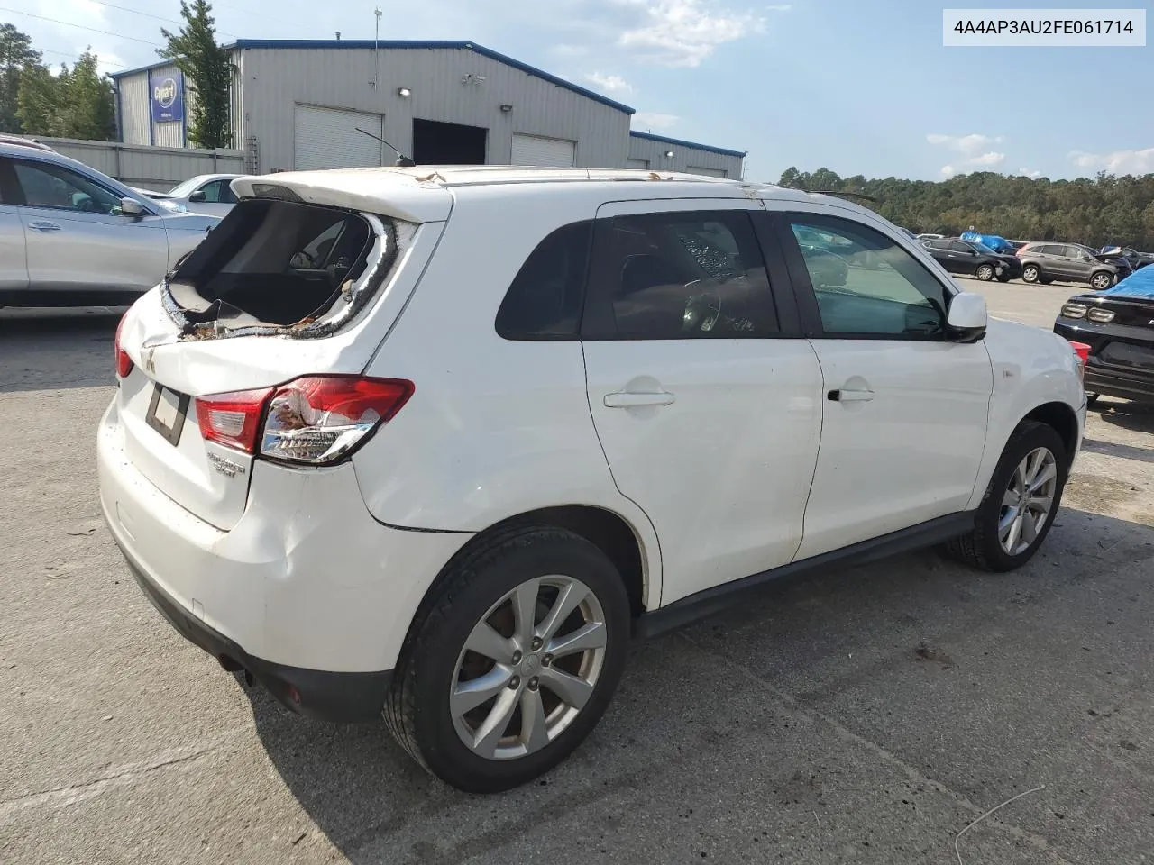 2015 Mitsubishi Outlander Sport Es VIN: 4A4AP3AU2FE061714 Lot: 73888874