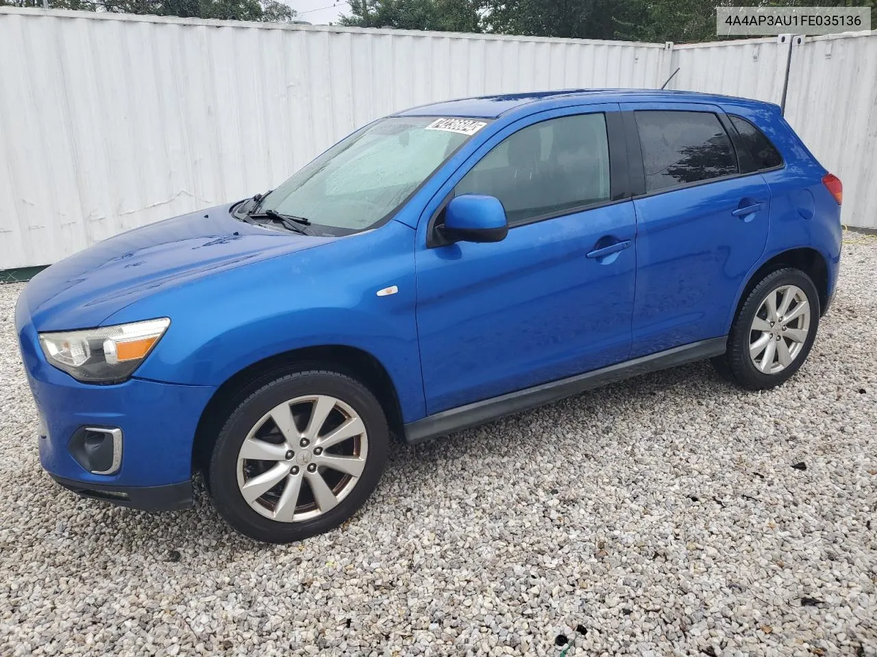 2015 Mitsubishi Outlander Sport Es VIN: 4A4AP3AU1FE035136 Lot: 74236604