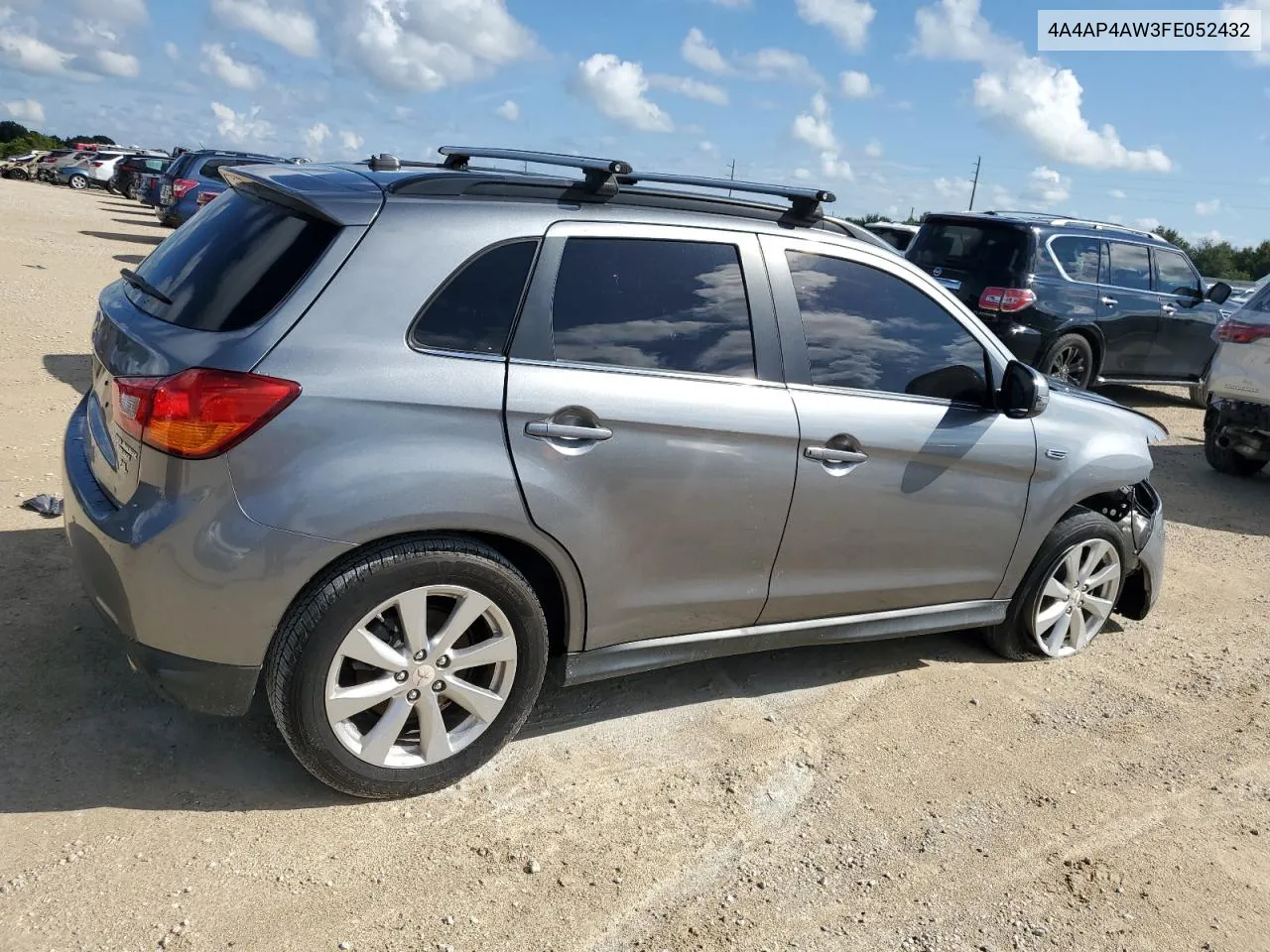 2015 Mitsubishi Outlander Sport Se VIN: 4A4AP4AW3FE052432 Lot: 74259084