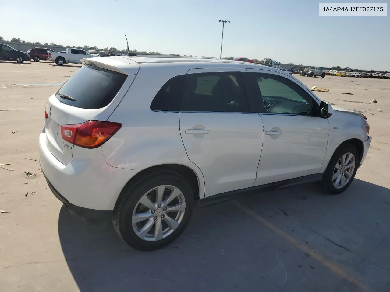 2015 Mitsubishi Outlander Sport Se VIN: 4A4AP4AU7FE027175 Lot: 74361664