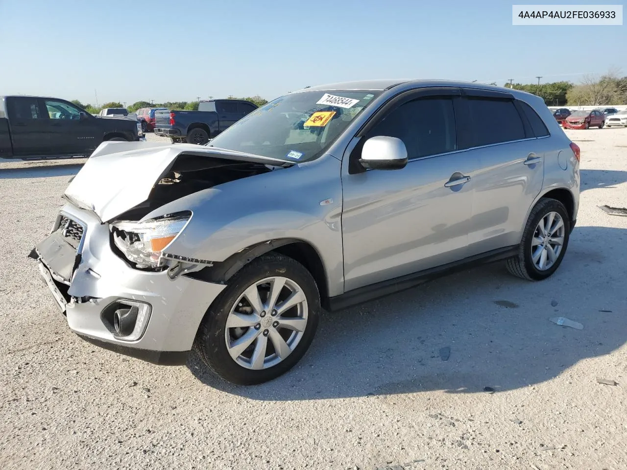 4A4AP4AU2FE036933 2015 Mitsubishi Outlander Sport Se