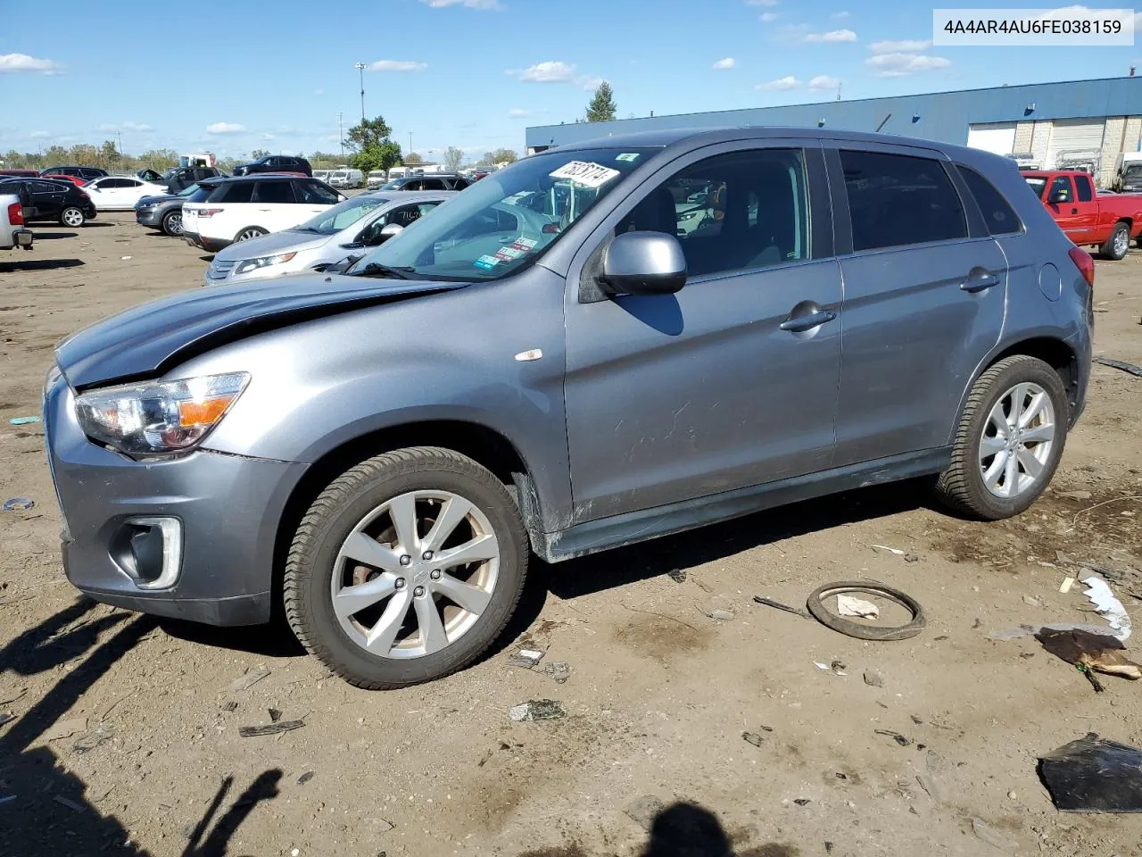 2015 Mitsubishi Outlander Sport Se VIN: 4A4AR4AU6FE038159 Lot: 75026774