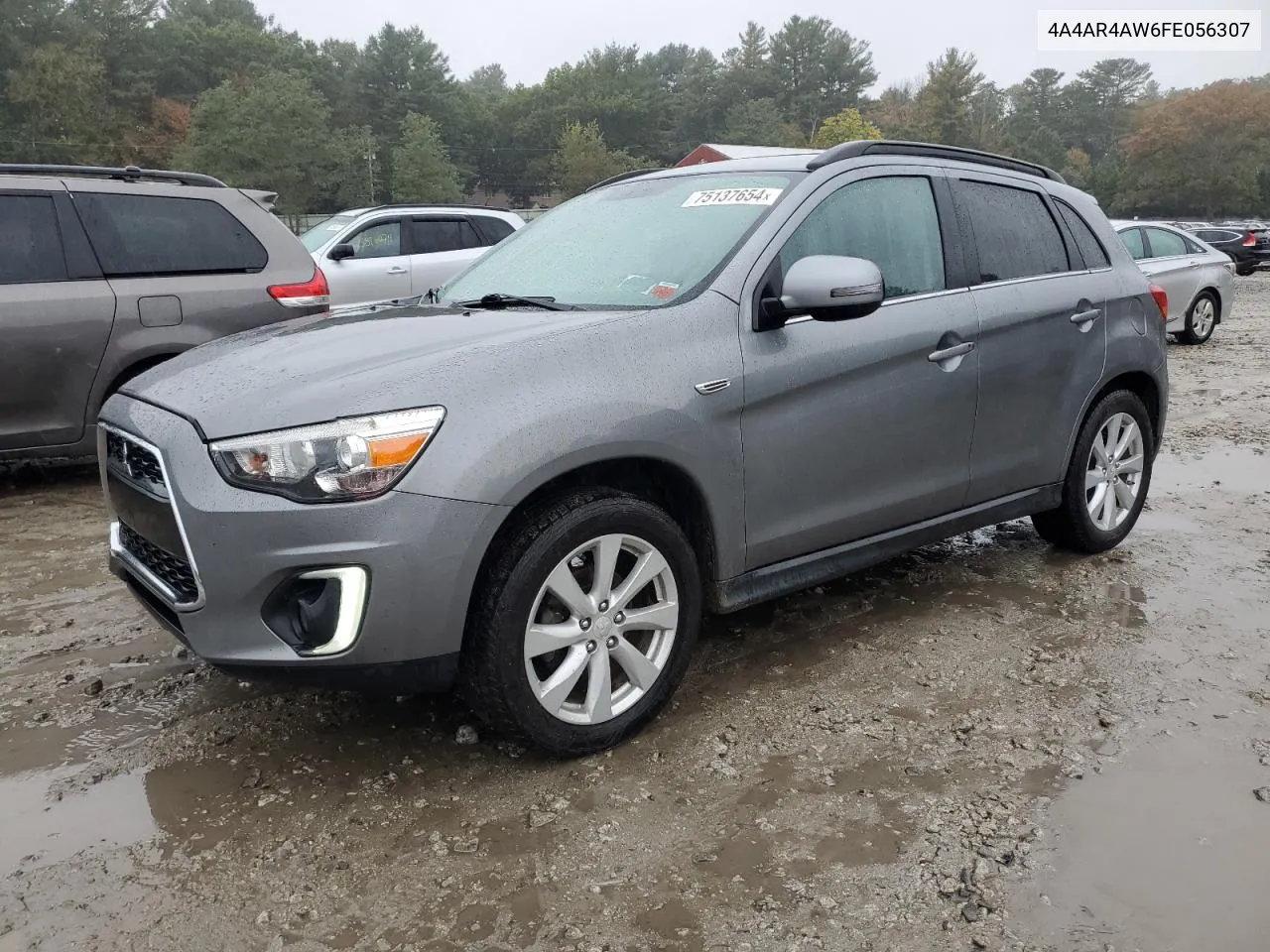 2015 Mitsubishi Outlander Sport Se VIN: 4A4AR4AW6FE056307 Lot: 75137654