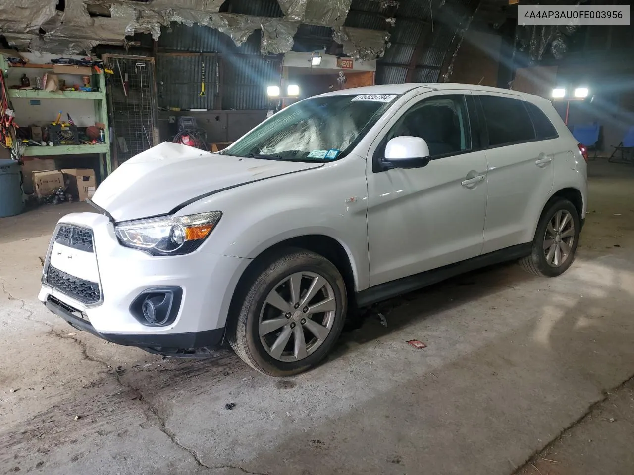 2015 Mitsubishi Outlander Sport Es VIN: 4A4AP3AU0FE003956 Lot: 75325794