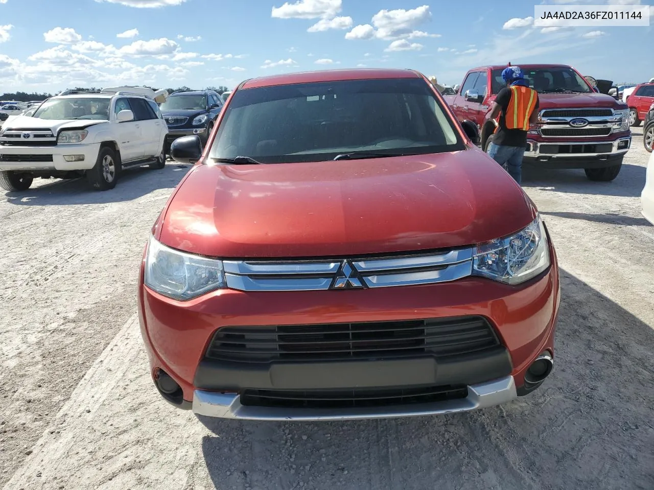 2015 Mitsubishi Outlander Es VIN: JA4AD2A36FZ011144 Lot: 75408134