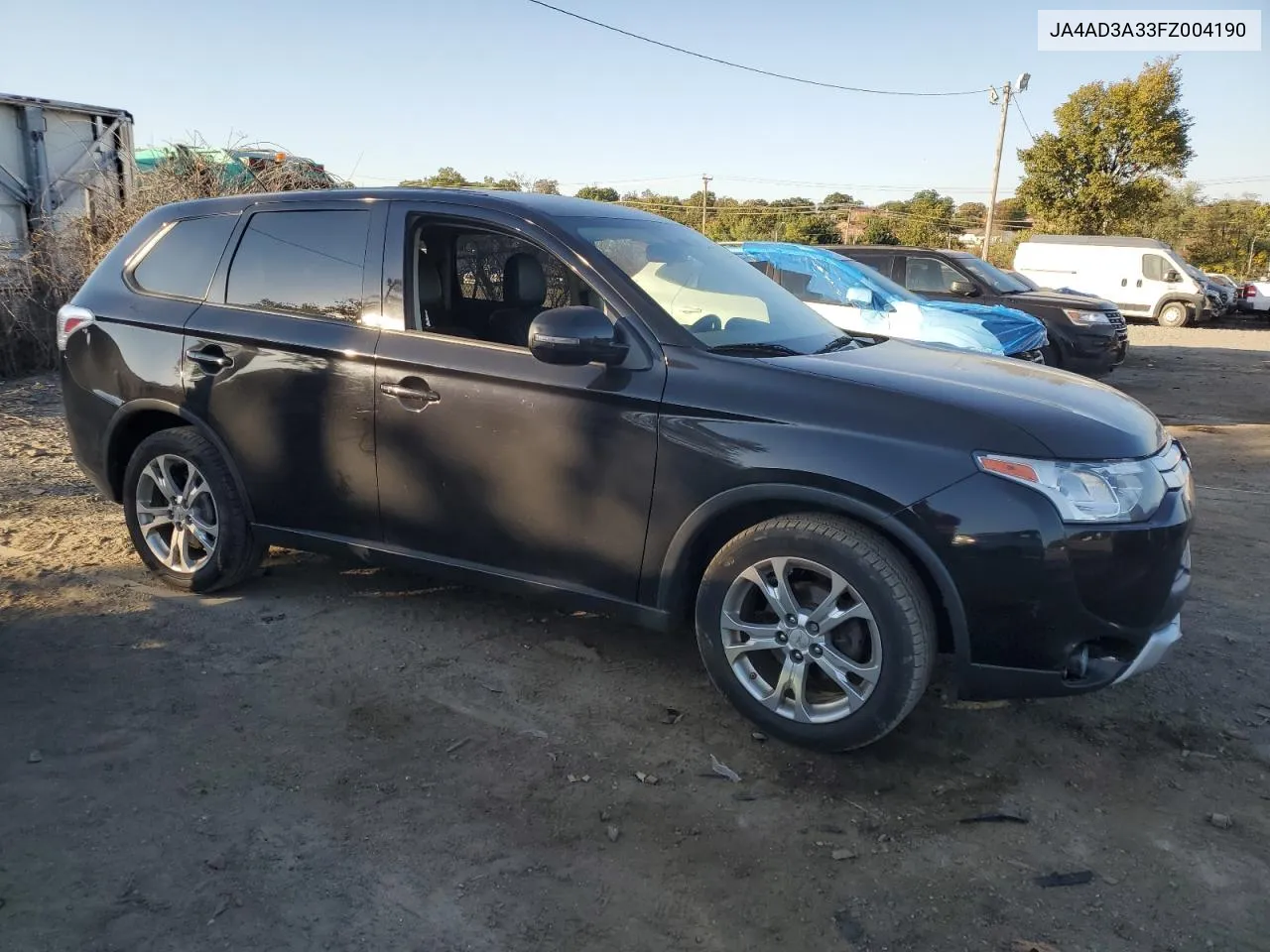 2015 Mitsubishi Outlander Se VIN: JA4AD3A33FZ004190 Lot: 75683914