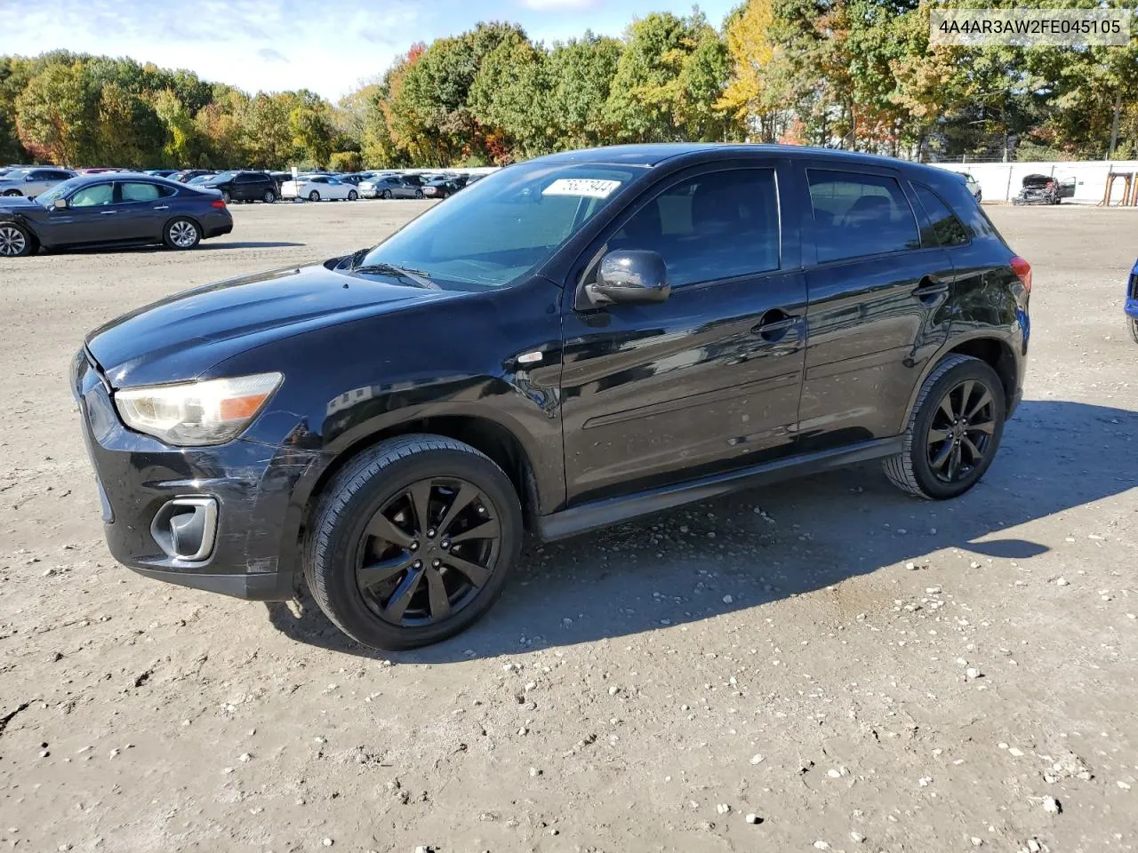 2015 Mitsubishi Outlander Sport Es VIN: 4A4AR3AW2FE045105 Lot: 75827944