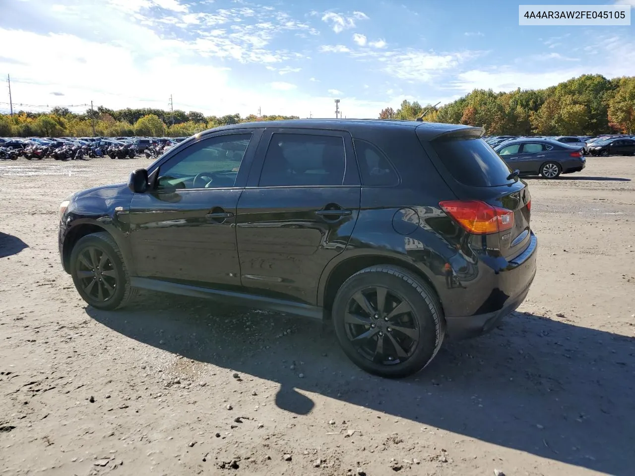 2015 Mitsubishi Outlander Sport Es VIN: 4A4AR3AW2FE045105 Lot: 75827944