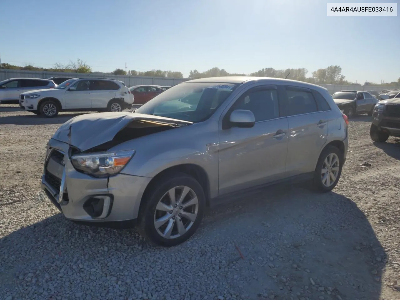 2015 Mitsubishi Outlander Sport Se VIN: 4A4AR4AU8FE033416 Lot: 76060034