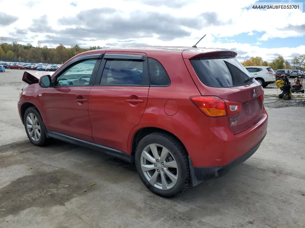 2015 Mitsubishi Outlander Sport Es VIN: 4A4AP3AU8FE053701 Lot: 76147084