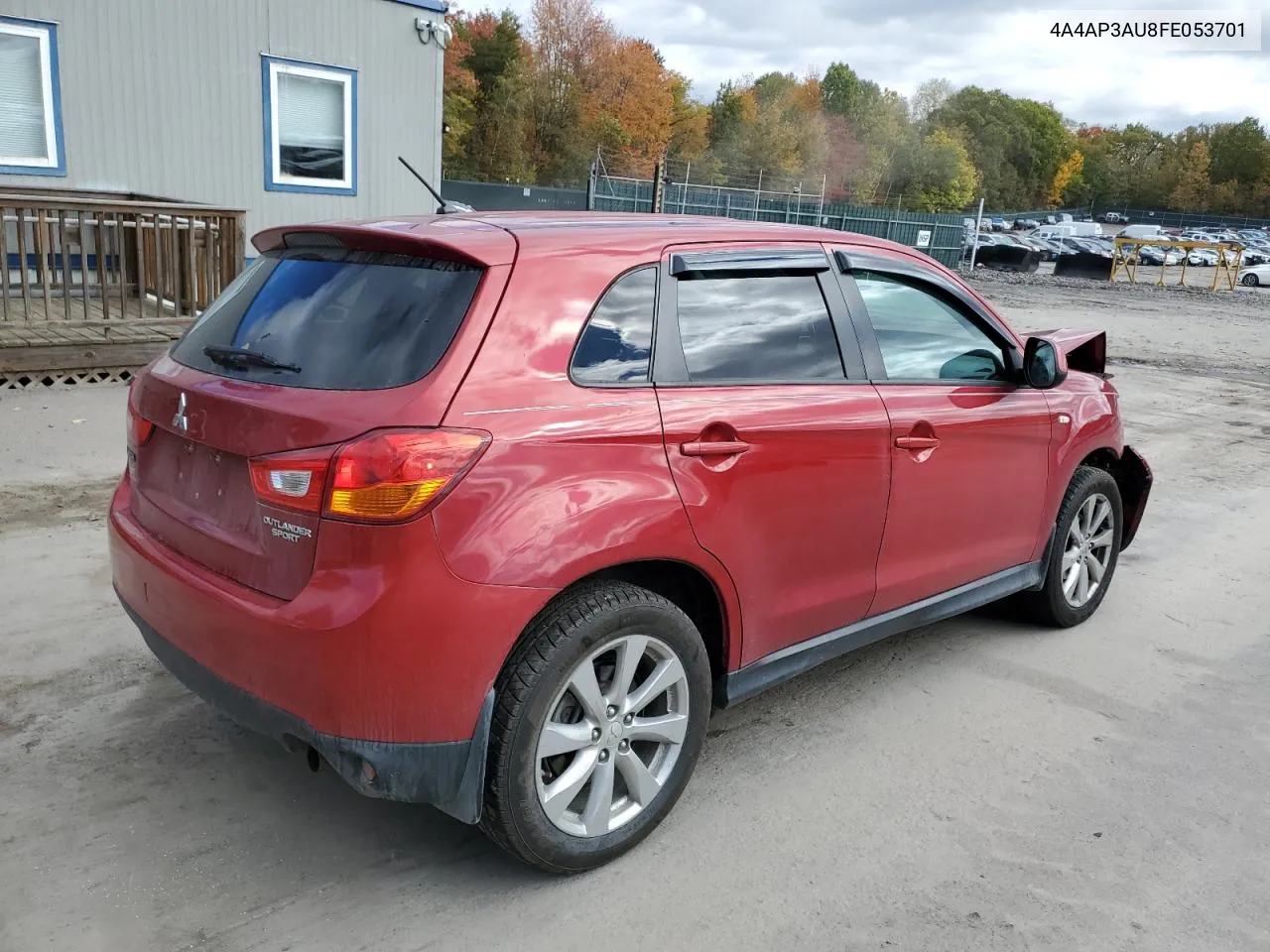 2015 Mitsubishi Outlander Sport Es VIN: 4A4AP3AU8FE053701 Lot: 76147084