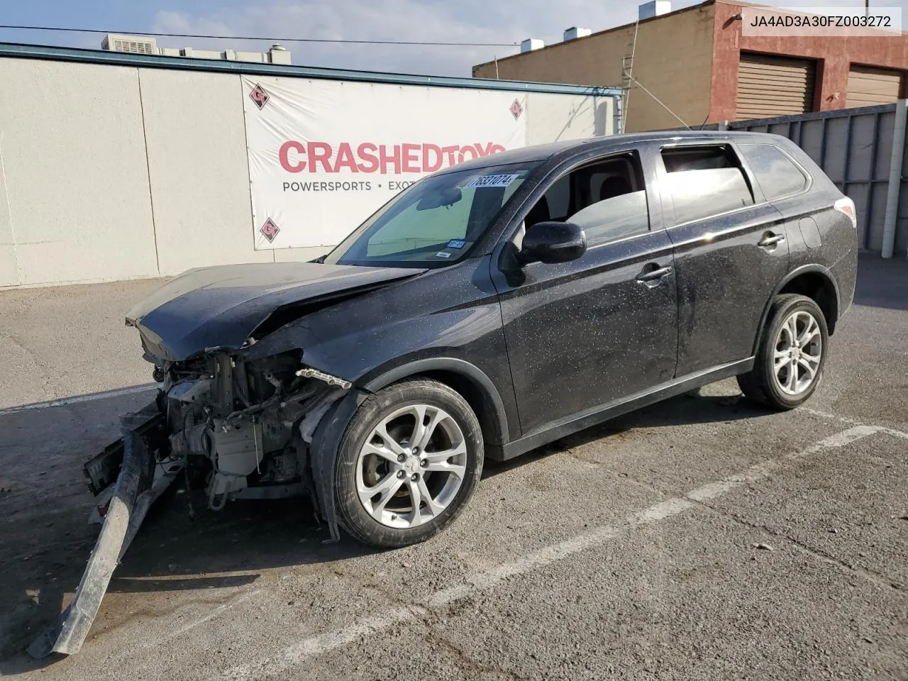 2015 Mitsubishi Outlander Se VIN: JA4AD3A30FZ003272 Lot: 76331074