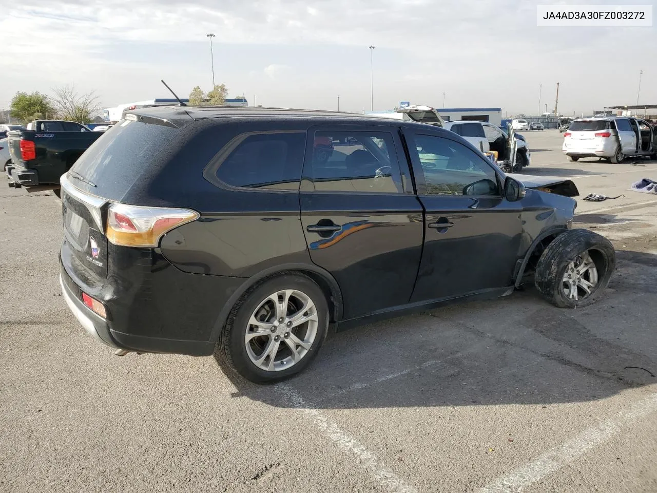 2015 Mitsubishi Outlander Se VIN: JA4AD3A30FZ003272 Lot: 76331074