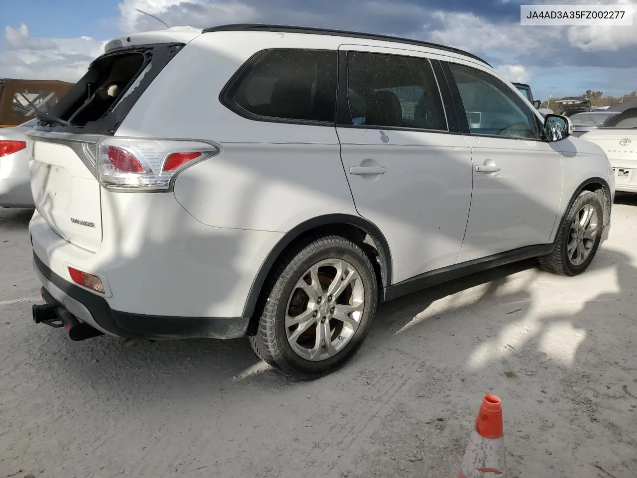 2015 Mitsubishi Outlander Se VIN: JA4AD3A35FZ002277 Lot: 76417554