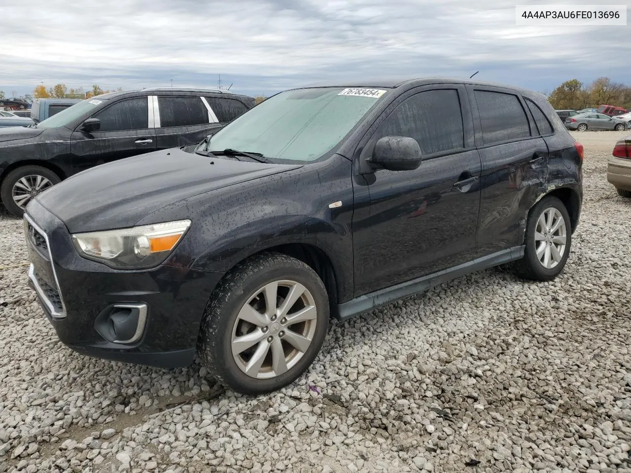 2015 Mitsubishi Outlander Sport Es VIN: 4A4AP3AU6FE013696 Lot: 76783454