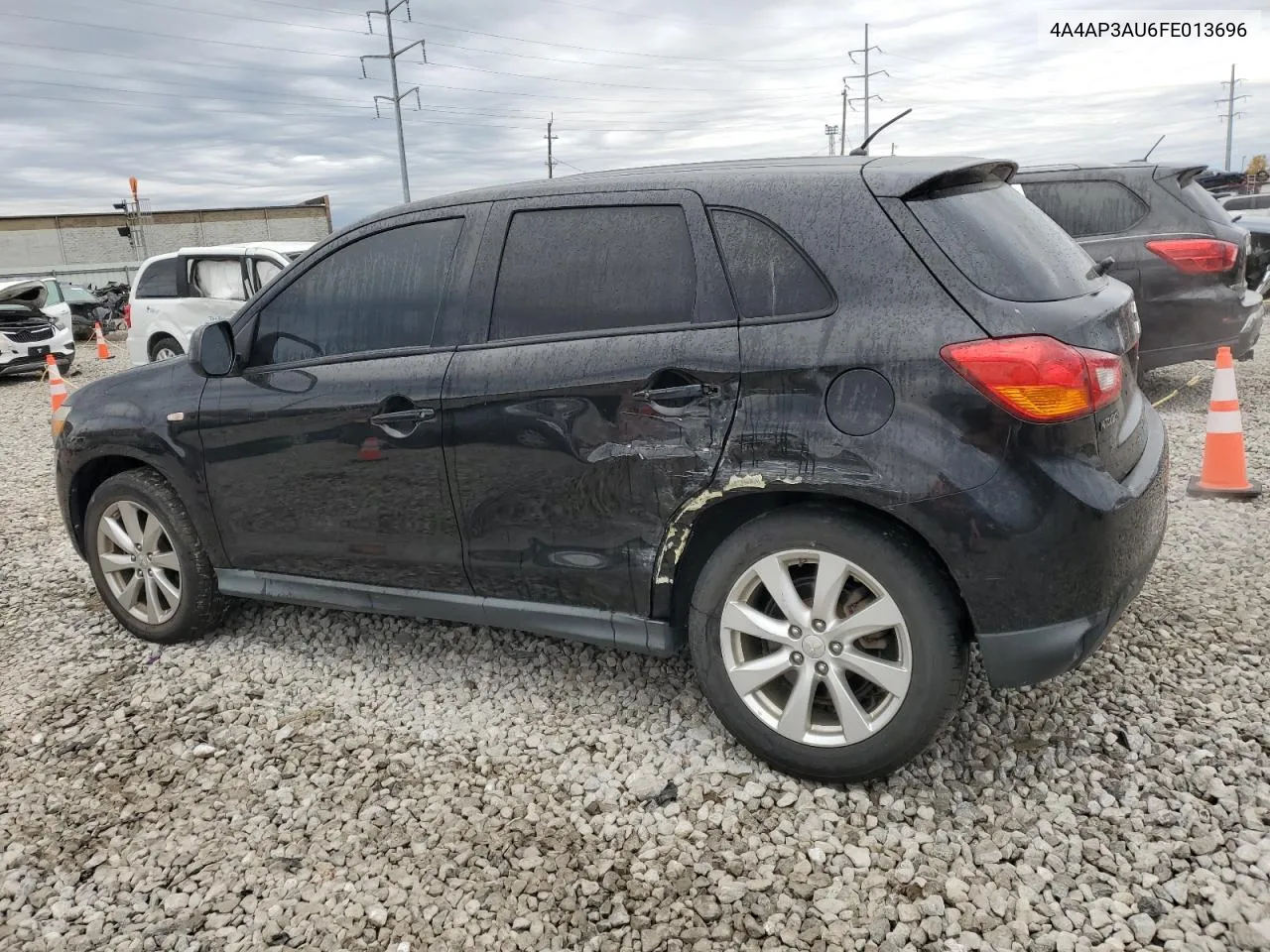 2015 Mitsubishi Outlander Sport Es VIN: 4A4AP3AU6FE013696 Lot: 76783454