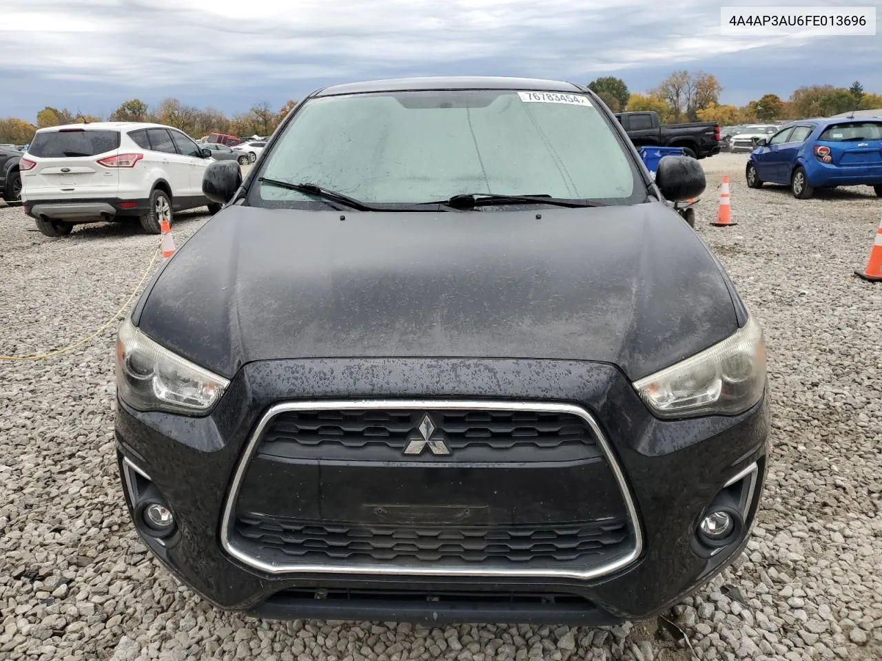 2015 Mitsubishi Outlander Sport Es VIN: 4A4AP3AU6FE013696 Lot: 76783454