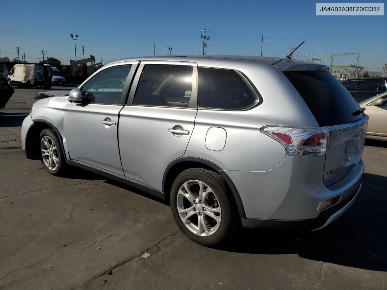 2015 Mitsubishi Outlander Se VIN: JA4AD3A38FZ003357 Lot: 76845894