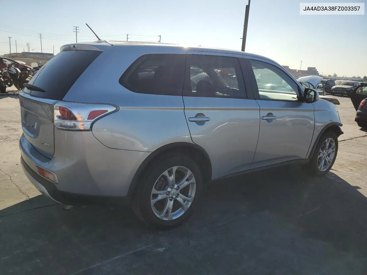 2015 Mitsubishi Outlander Se VIN: JA4AD3A38FZ003357 Lot: 76845894