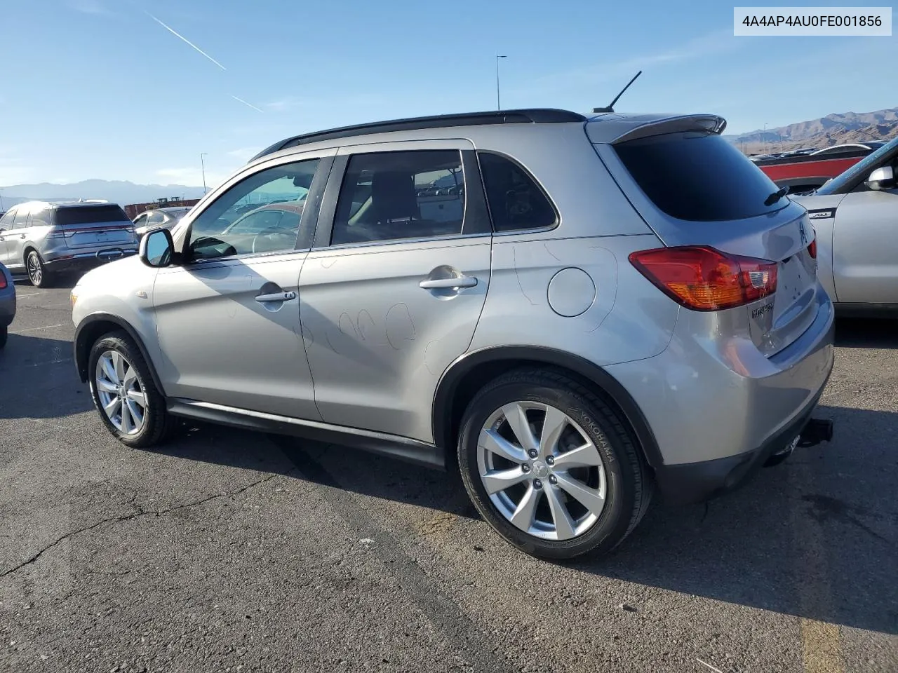 2015 Mitsubishi Outlander Sport Se VIN: 4A4AP4AU0FE001856 Lot: 76965534