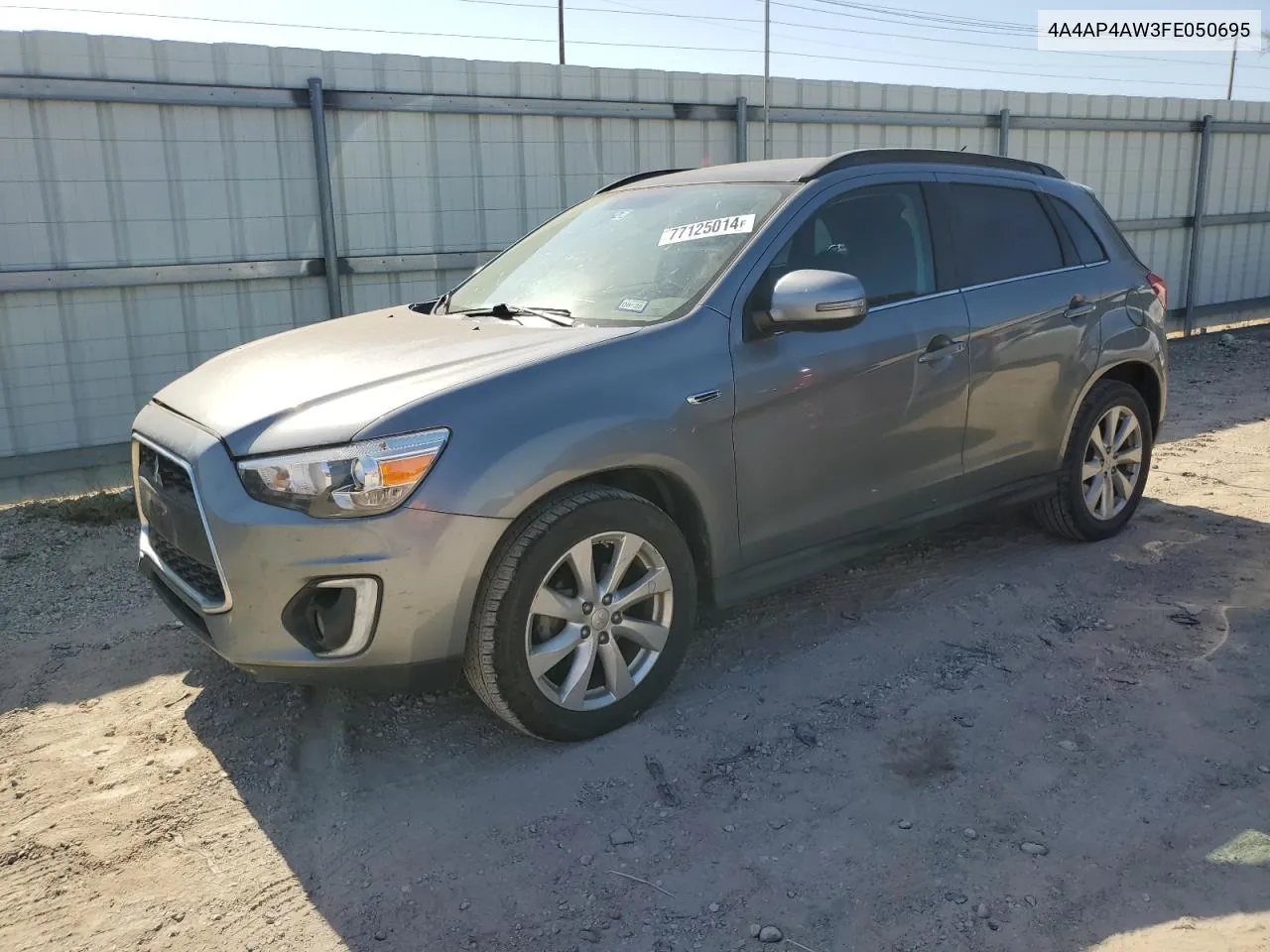 2015 Mitsubishi Outlander Sport Se VIN: 4A4AP4AW3FE050695 Lot: 77125014