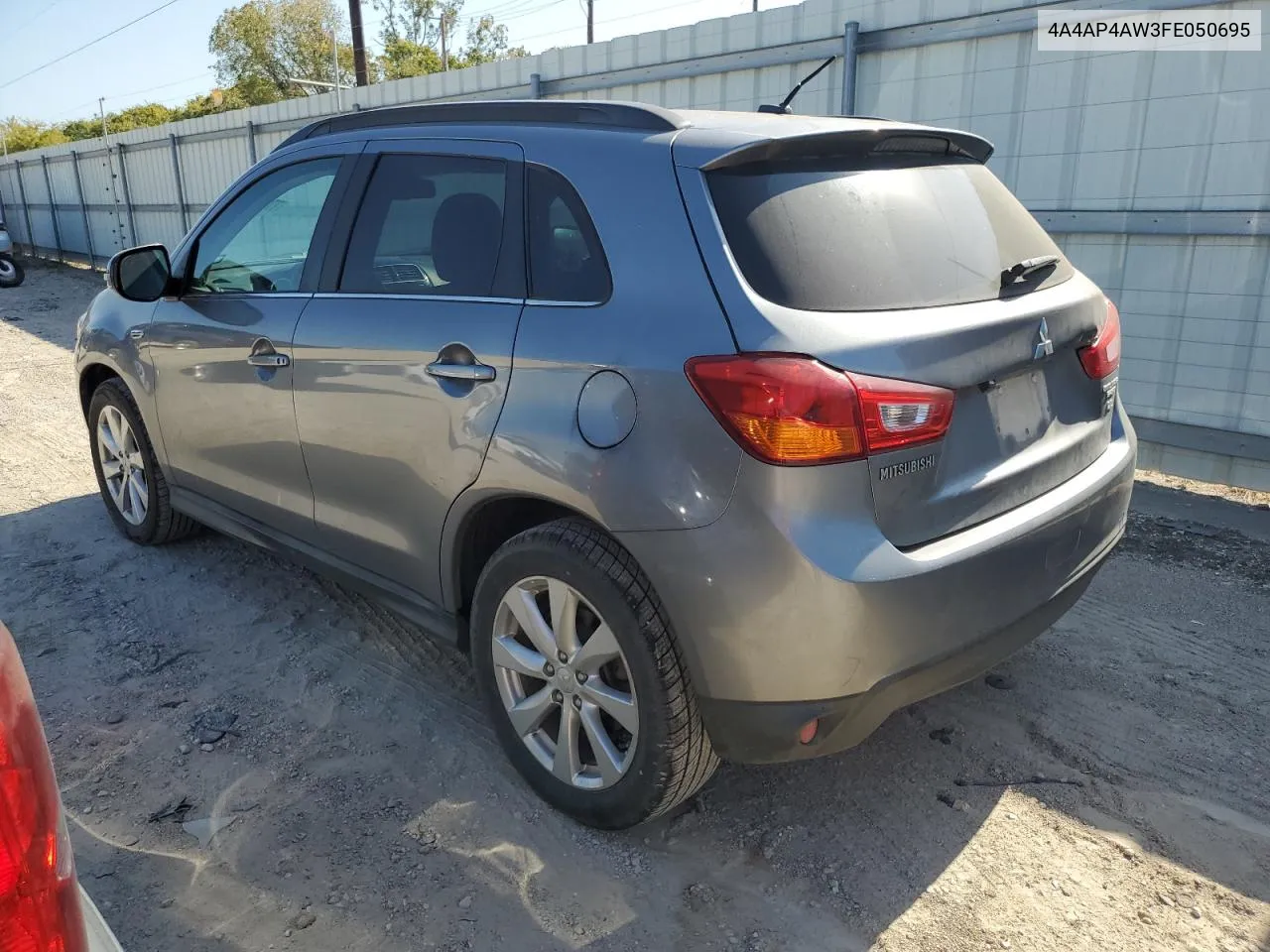 2015 Mitsubishi Outlander Sport Se VIN: 4A4AP4AW3FE050695 Lot: 77125014