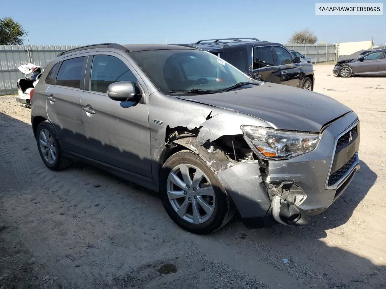 2015 Mitsubishi Outlander Sport Se VIN: 4A4AP4AW3FE050695 Lot: 77125014