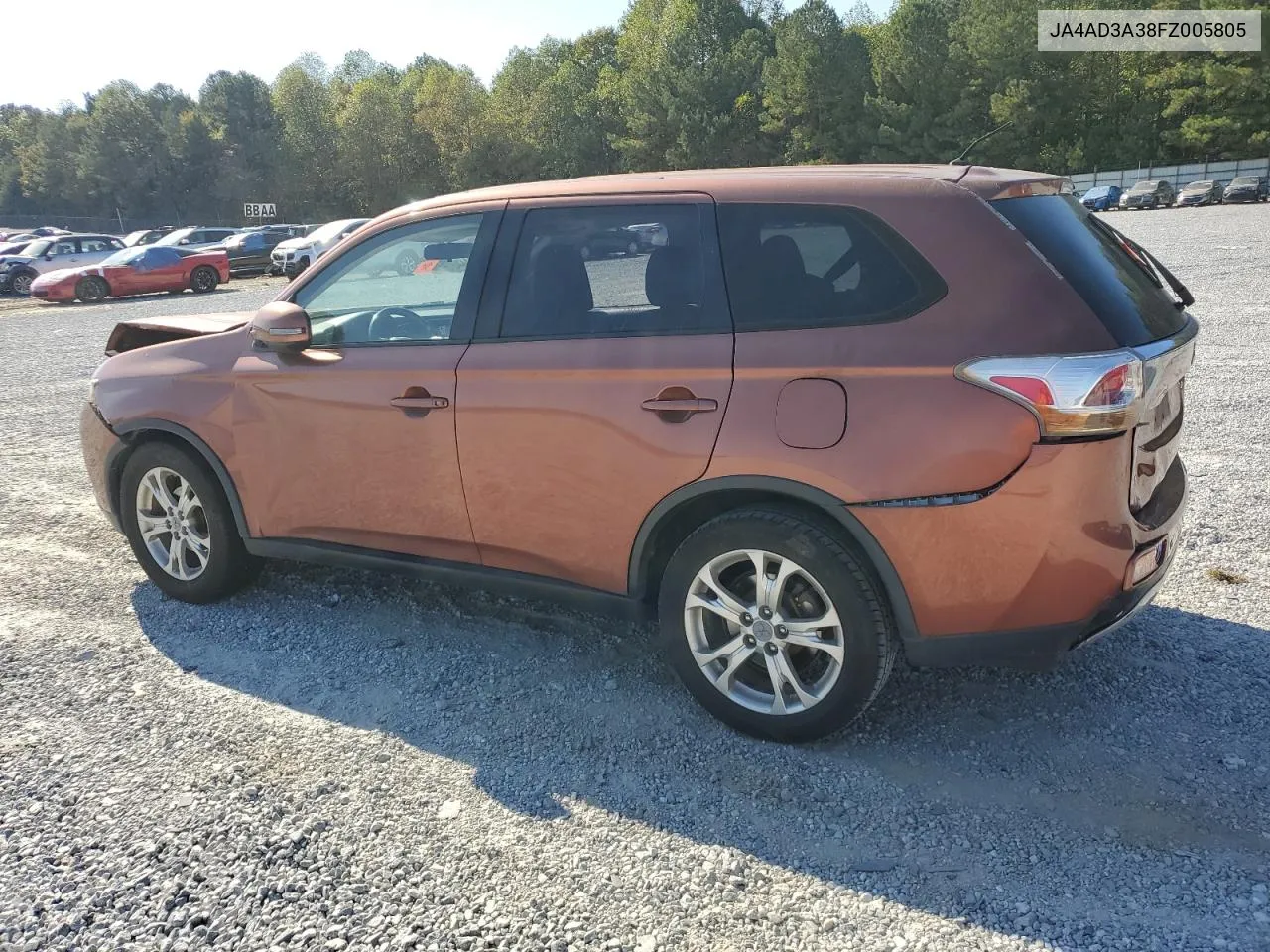 2015 Mitsubishi Outlander Se VIN: JA4AD3A38FZ005805 Lot: 77448624